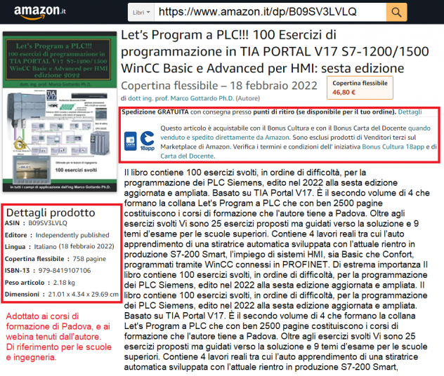 Aiuto per lezioni di PLC Siemens TIA PORTAL V21 retribuzione oraria - Foto 5