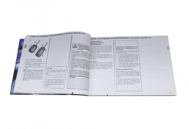 LIBRETTO USO E MANUTENZIONE RENAULT Scenic Serie 999109248R (16) - Foto 6