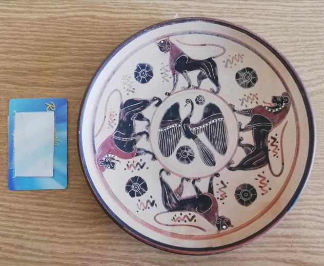 Piatto ceramica di San Marino lavorato a mano FACS - Foto 3