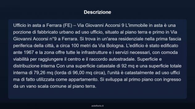 Immobile in asta di 92 m² in vendita a Ferrara - Foto 4