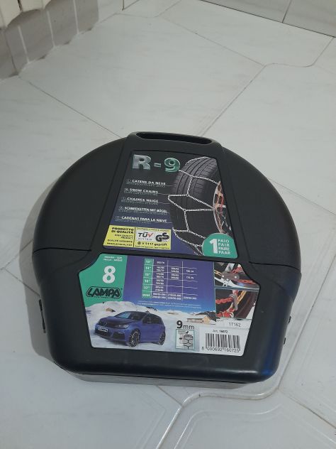 Catene da neve R-9 sigillate, nuovissime, mai usate e perfettamente custodite. - Foto 5