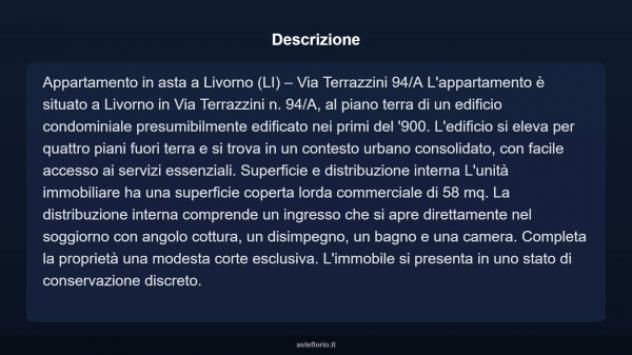 Immobile in asta di 58 m² in vendita a Livorno - Foto 4
