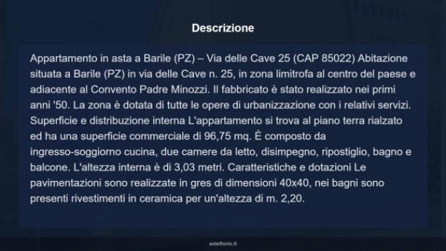 Immobile in asta di 78 m² in vendita a Barile - Foto 10