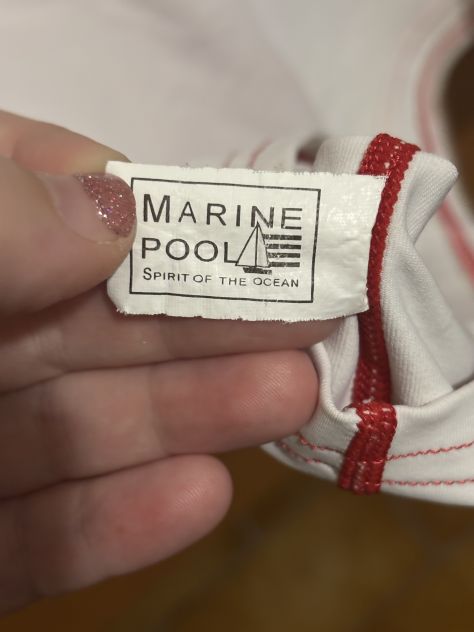 MAGLIETTA A MANICHE LUNGHE DA VELA UOMO ELASTICIZZATA ORIGINALE MARCA MARINEPOOL - Foto 6