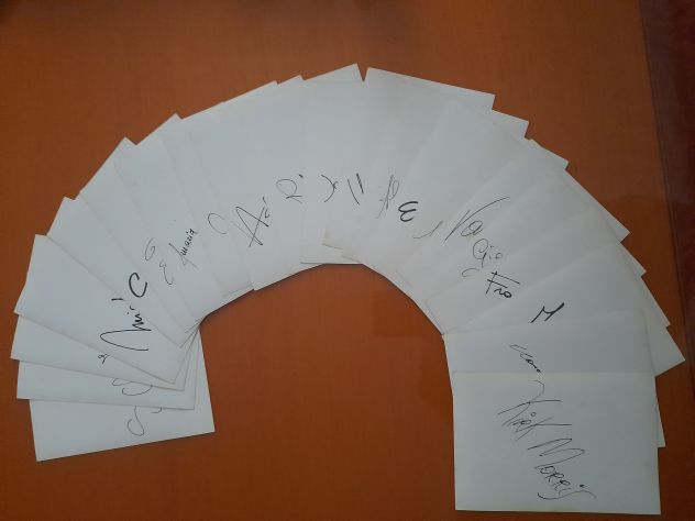 FOTOGRAFIE ORIGINALI AUTOGRAFATE RARISSIME INTROVABILI PERFETTAMENTE CONSERVATE. - Foto 3