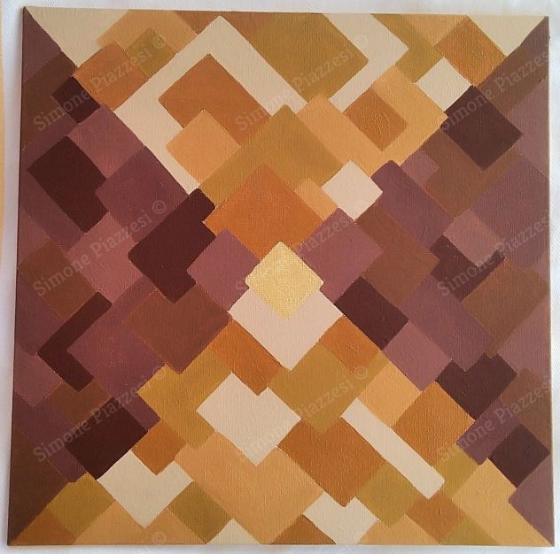 Quadro di Simone Piazzesi - PIRAMIDE DALL'ALTO (2025)