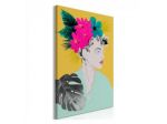 Quadro - Flowers In The Hair (1 Part) Vertical