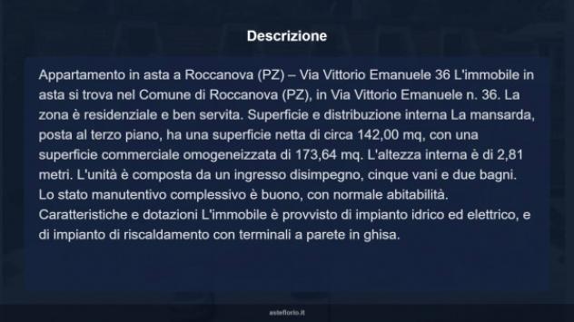 Immobile in asta di 173 m² con più di 5 locali in vendita a Roccanova - Foto 9