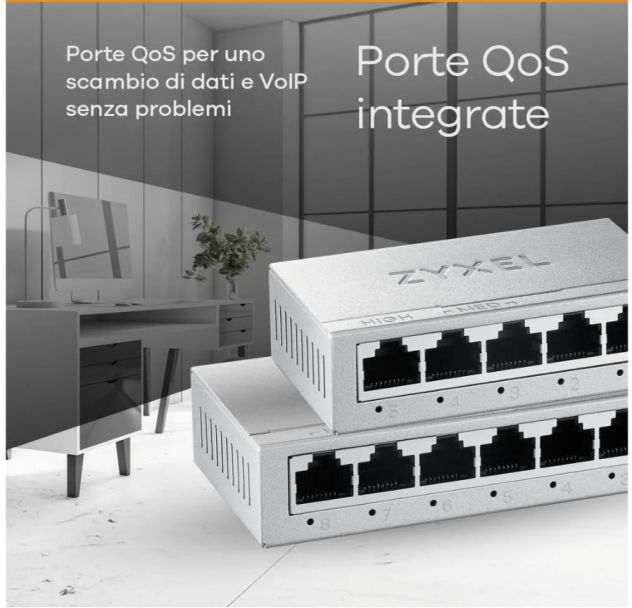 Switch Zyxel 5 porte - Foto 3