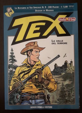 TEX Stella d'Oro N. 9, La valle del terrore di Magnus Ed. Bonelli. - Foto 2