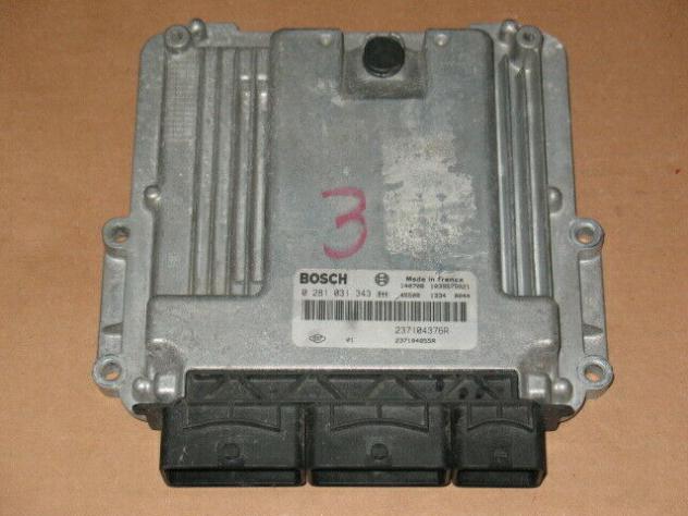 0281031343 ECU RENAULT MEGANE SCENIC 1.6 0281031343 237104376R EDC17C42