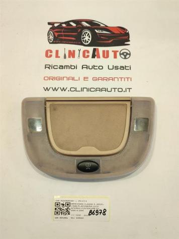 PLAFONIERA POSTERIORE MERCEDES Classe S W220 4° Serie A2208200301 628960 (9905)