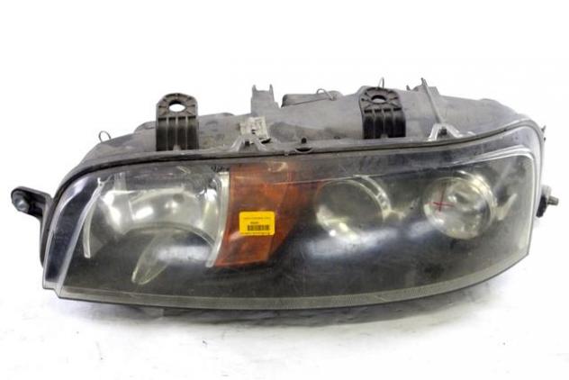 46522718 FARO FANALE ANTERIORE SINISTRO FIAT PUNTO 1.9 D 63KW 3 PORTE RICAMBIO USATO TRASPARENTE DANNEGGIATO