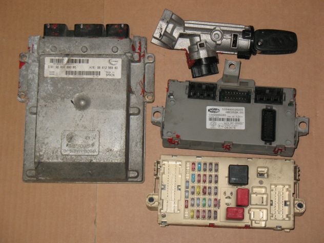 9663289080 KIT ECU FIAT DUCATO BOXER JUMPER DCU-102 DCU102 9661256980