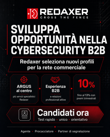 Agenti e procacciatori d’affari – Cybersecurity