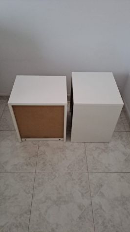 Comodini Coppia Bianco Frassino o Trittico con Comò - Foto 2