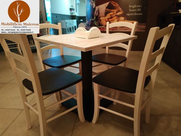 Tavoli Biella Per Arredamento Bar Ristorante Pizzerie Pub Nuovi Non Usati - Foto 4