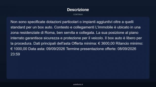 Immobile in asta di 12 m² in vendita a Roma - Foto 4