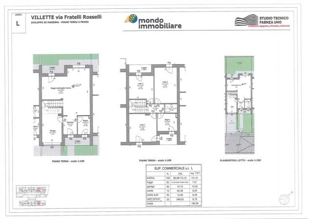 LUMINOSA VILLETTA CON GIARDINO PRIVATO, GARAGE E POSTO AUTO