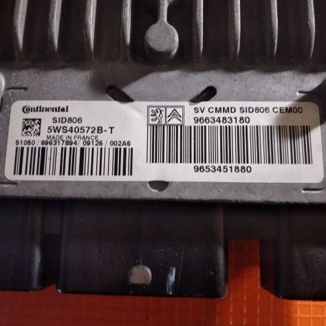 CENTRALINA MOTORE 5WS40572B-T 9663483180 9653451880 PSA Continental 47524 - Foto 5
