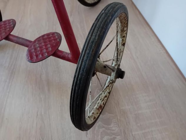 Triciclo anni 30 giocattolo d'epoca - Foto 8