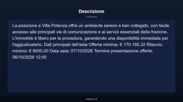Immobile in asta di 262 m² con più di 5 locali in vendita a Macerata - Foto 13
