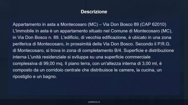 Immobile in asta di 99 m² in vendita a Montecosaro - Foto 16