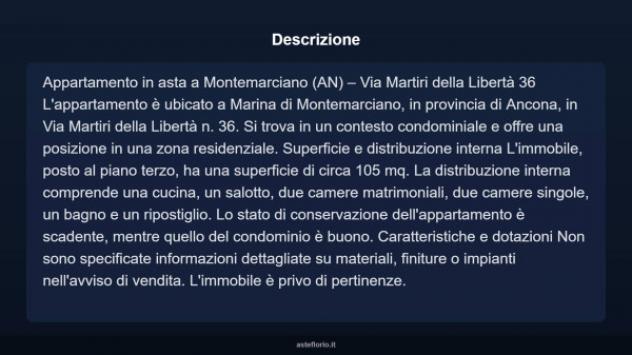 Immobile in asta di 105 m² in vendita a Montemarciano - Foto 3