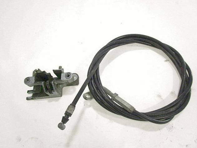 CHIUSURA SELLA CON CAVO KYMCO PEOPLE S 50 4T 2005 - 2006 77240-LCD3-E00 77235-KGC4-E0 SADDLE LOCK WHITH CABLE - Foto 2