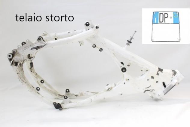 HUSQVARNA WR 250 H8000H1615 TELAIO CON DOCUMENTI STORTO (2011) FRAME WITH DOCUMENTS