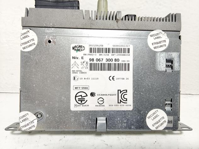 AUTORADIO PEUGEOT 208 Serie 9806730080 (1219) - Foto 4