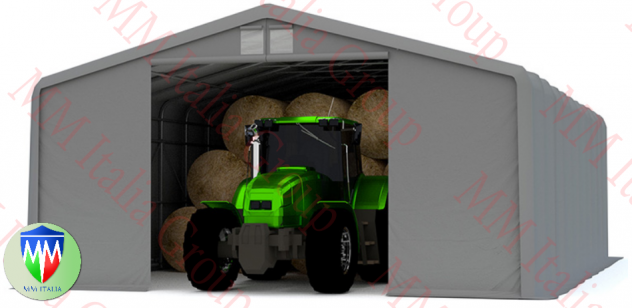 Tunnel Agricolo Coperture 8,0 x 20,0 x 4,0/5,25 mt. per  Ricovero mezzi Agricoli - Foto 4
