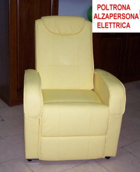 POLTRONA RELAX CON FUNZIONE ALZAPERSONA NUOVA - Foto 3