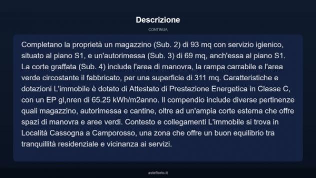 Immobile in asta di 540 m², box auto in vendita a Camporosso - Foto 12