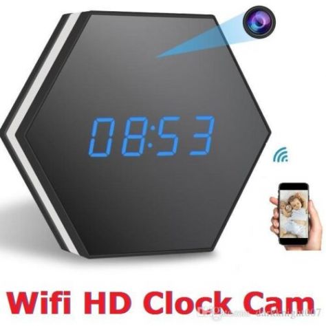 Orologio con telecamera wireless e visione notturna