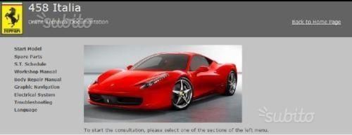 Ferrari 458 manuale di officina riparazione