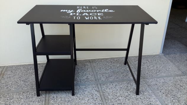 Scrivania da studio, PC, da lavoro,o videogiochi con la sua sedia praticamente N - Foto 3