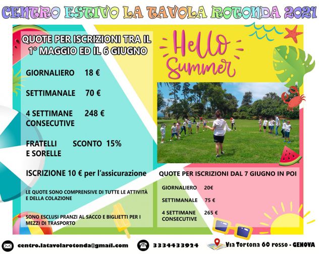 Centro Estivo La Tavola Rotonda