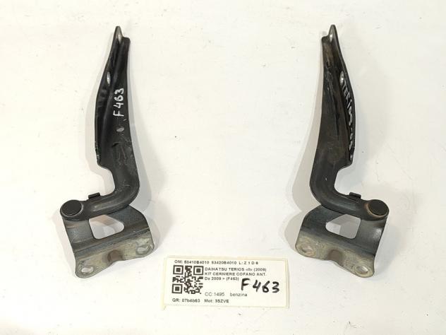 CERNIERE COFANO ANTERIORE DX E SX DAIHATSU Terios 2° Serie 53410B4010 53420B4010 3SZVE (06) - Foto 3