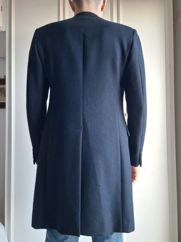 Cappotto Prada uomo in lana nero 48 - Foto 3