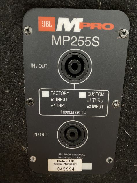 Casse Audio Professionali JBL alta potenza Loudspeakers - Foto 4