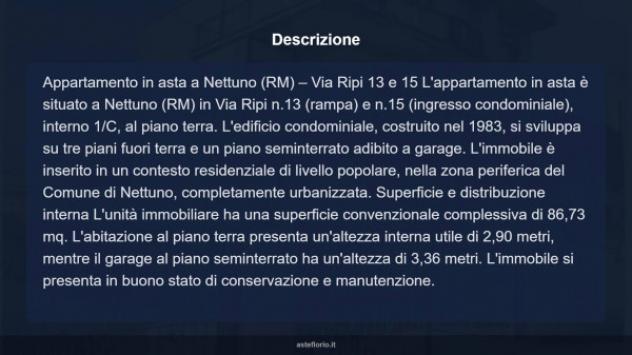 Immobile in asta di 86 m², box auto in vendita a Nettuno - Foto 17