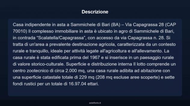 Immobile in asta di 229 m² in vendita a Sammichele di Bari - Foto 4
