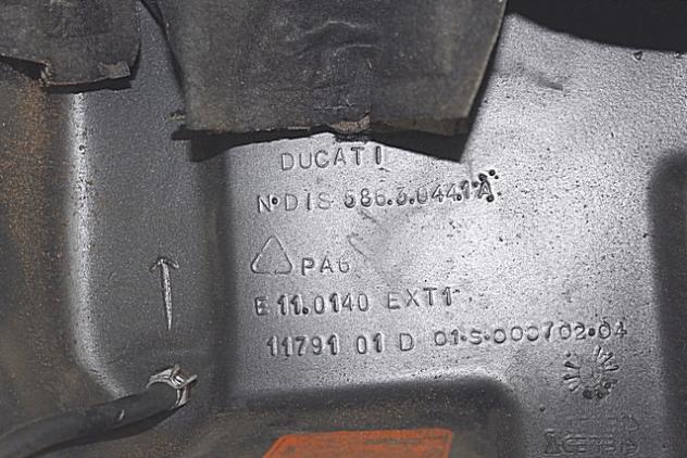 SERBATOIO CARBURANTE DUCATI MONSTER 695 2006 - 2008 58610451B FUEL TANK DA RIVERNICIARE - Foto 9