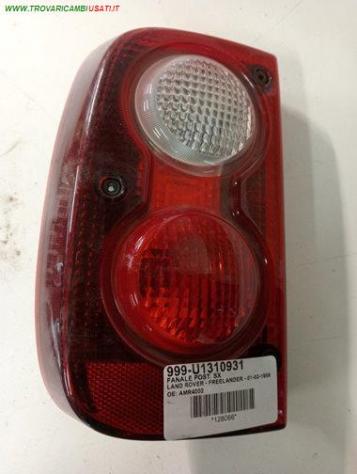 FANALE POST. SX  999-U1310931 Parti elettriche  Fanaleria  Fanali  Fanale post. sx. LAND ROVER - FREELANDER - 01-02-1998 - 01-11-2000, LAND ROV