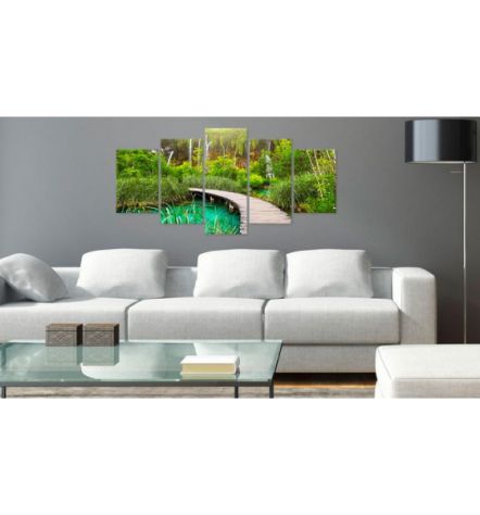Quadro Passerella Nel Verde 100x50 E 200x100 ARREDALACASA - Foto 2