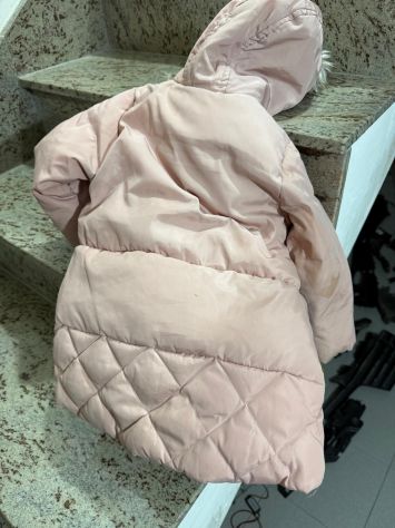 Giubbotto Zara BabyGirl Rosa – Interno in Pelliccia – Taglia 2/3 Anni (98cm) - Foto 5