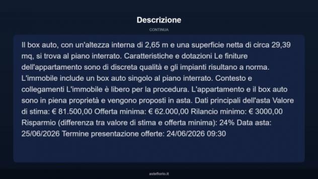 Immobile in asta di 75 m², box auto in vendita a Campagna - Foto 17