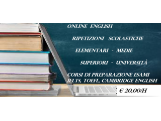 Ripetizioni di Inglese online