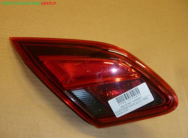 FANALE POST. PARTE INT. S. OPEL CORSA (X15) 999-U57494 Parti elettriche Fanaleria Fanali Fanale post. sx. OPEL - CORSA E - 01-02-2015 -